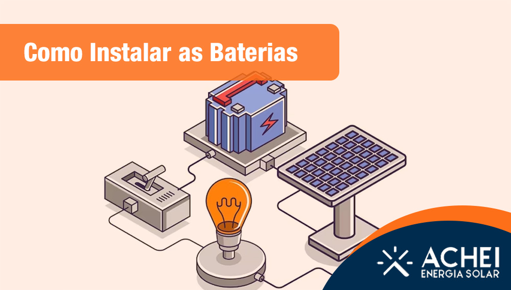 Como Instalar as Baterias