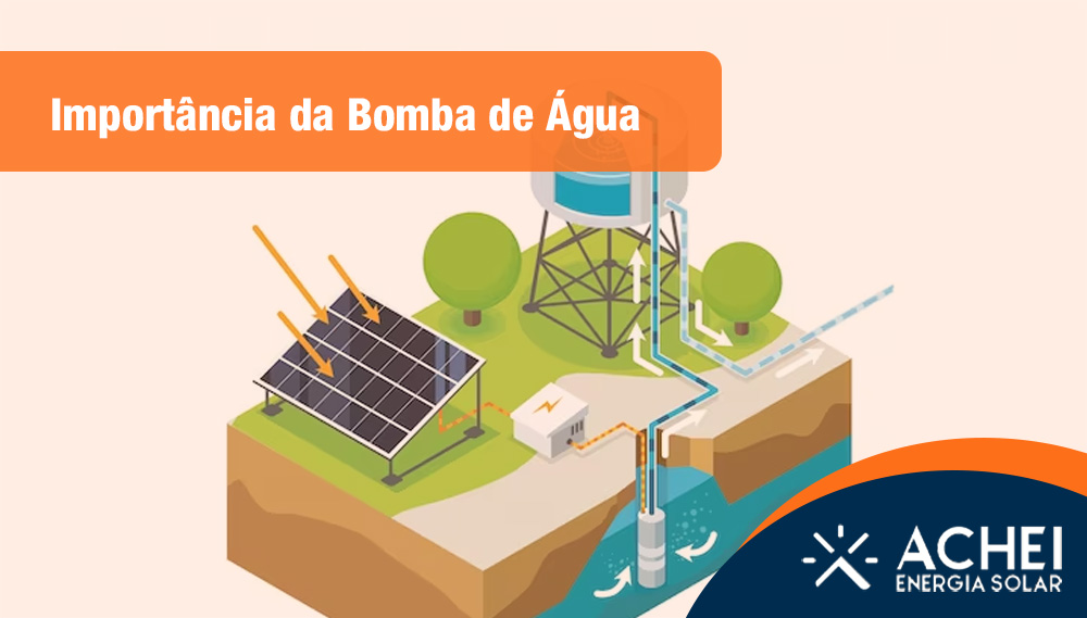 Importância da bomba de água com energia solar